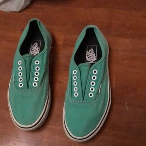 Green Authentic Vans